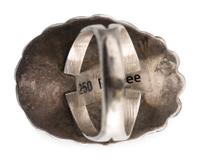 Navajo Silver and Bisbee Turquoise Ring