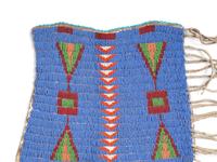 Northern Plains Beaded Hide Cuffs and Plains Cree Beaded Leggings