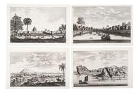 NIEUHOF, JOHAN. A group of 16 loose etchings from "Legatio Batavica ad magnum Tartariae... Amsterdam, 1688.