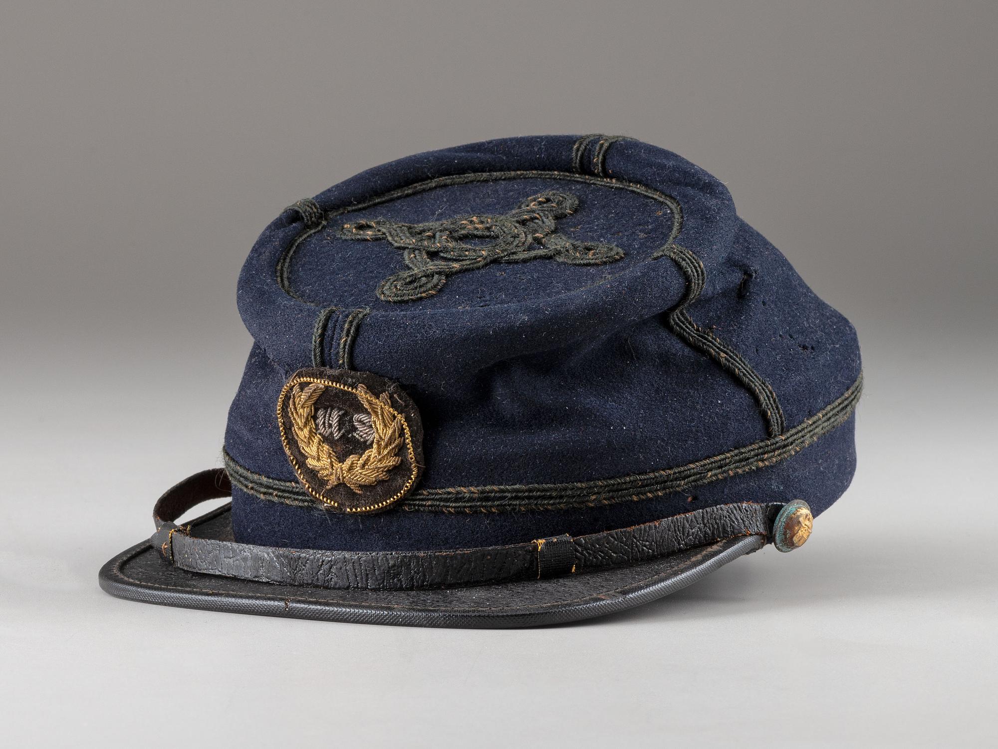 [CIVIL WAR]. Chasseur-style New York general staff officer's kepi.