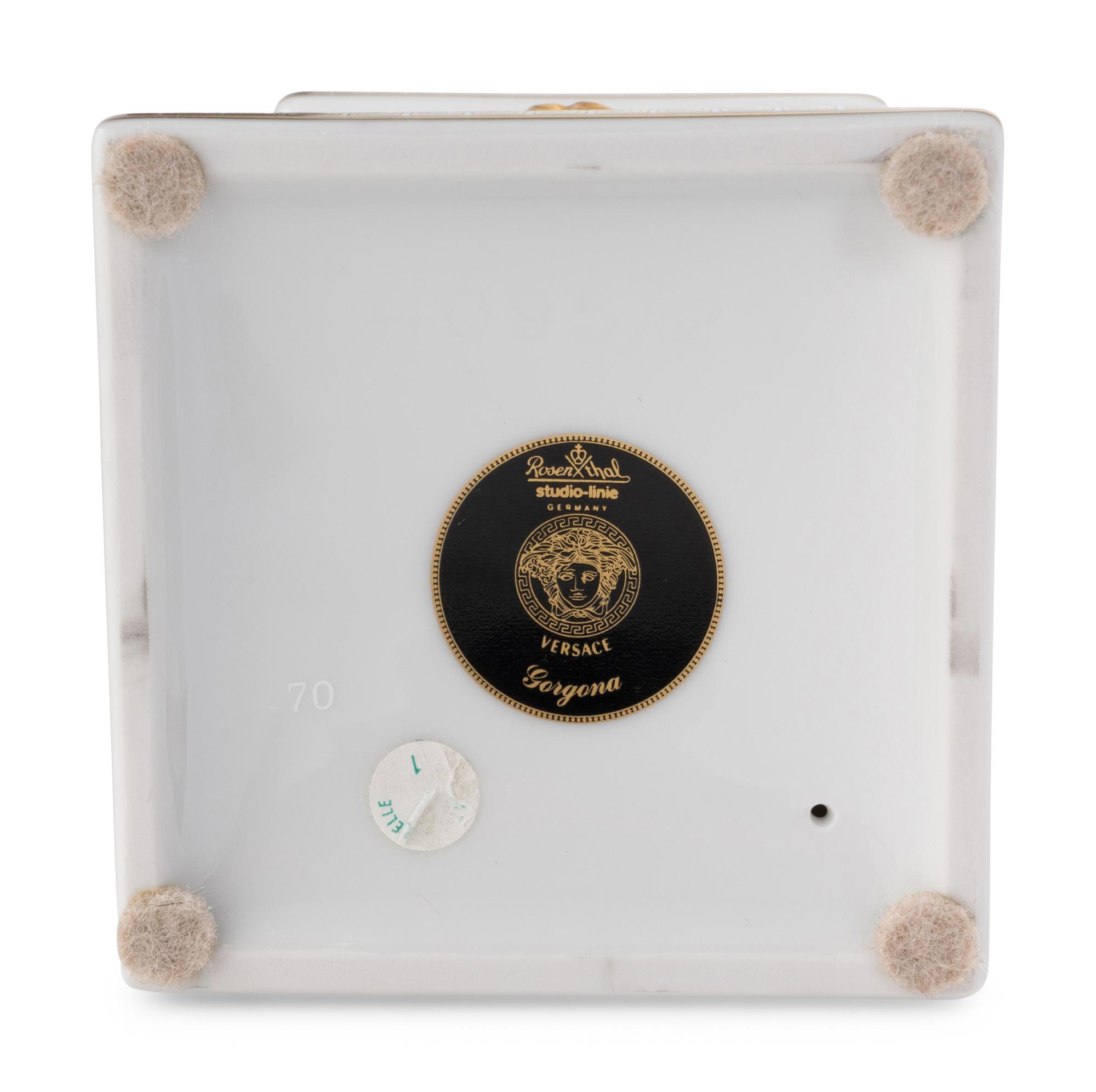 A Pair of Rosenthal For Versace Ceramic Obelisks