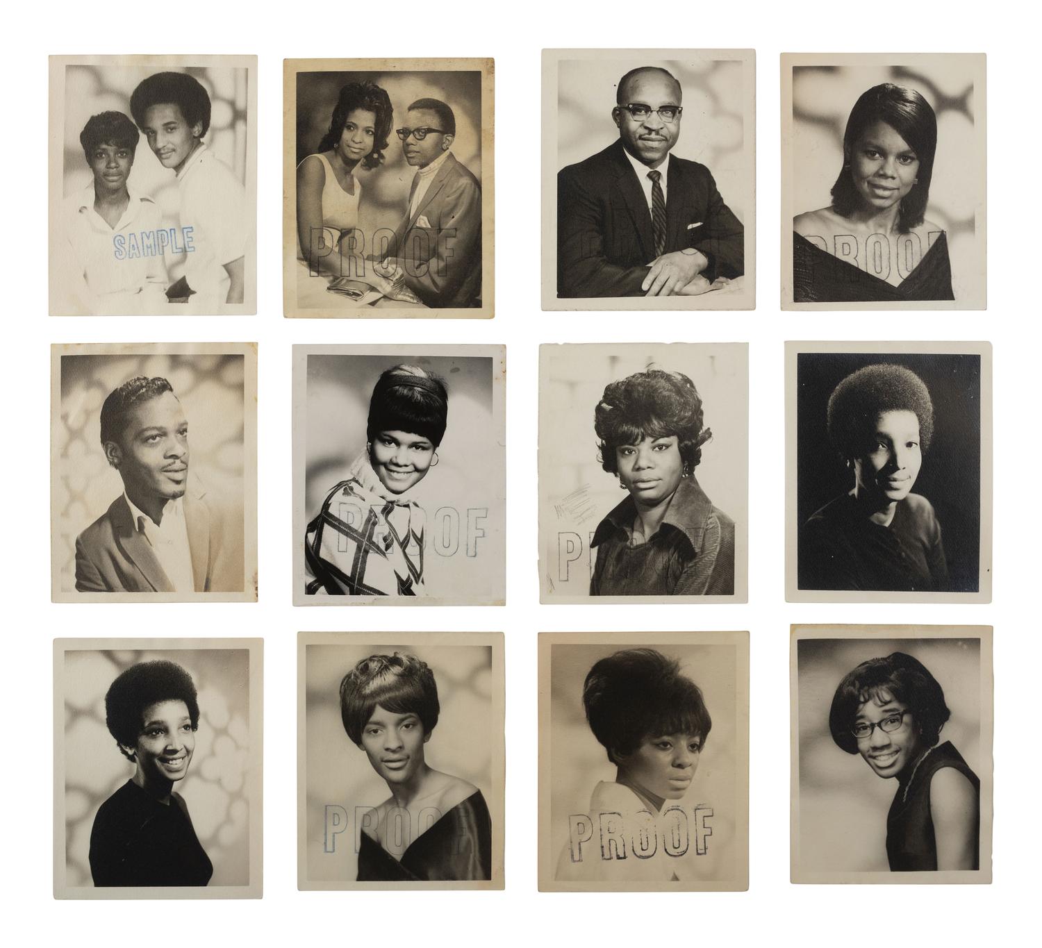 [FASHION - BEAUTY]. A group of 60 items, highlighted by photographs of fashionable subjects, some by Shotski Jones, images of the Sapphire Girls, and Miss Black Universe program.