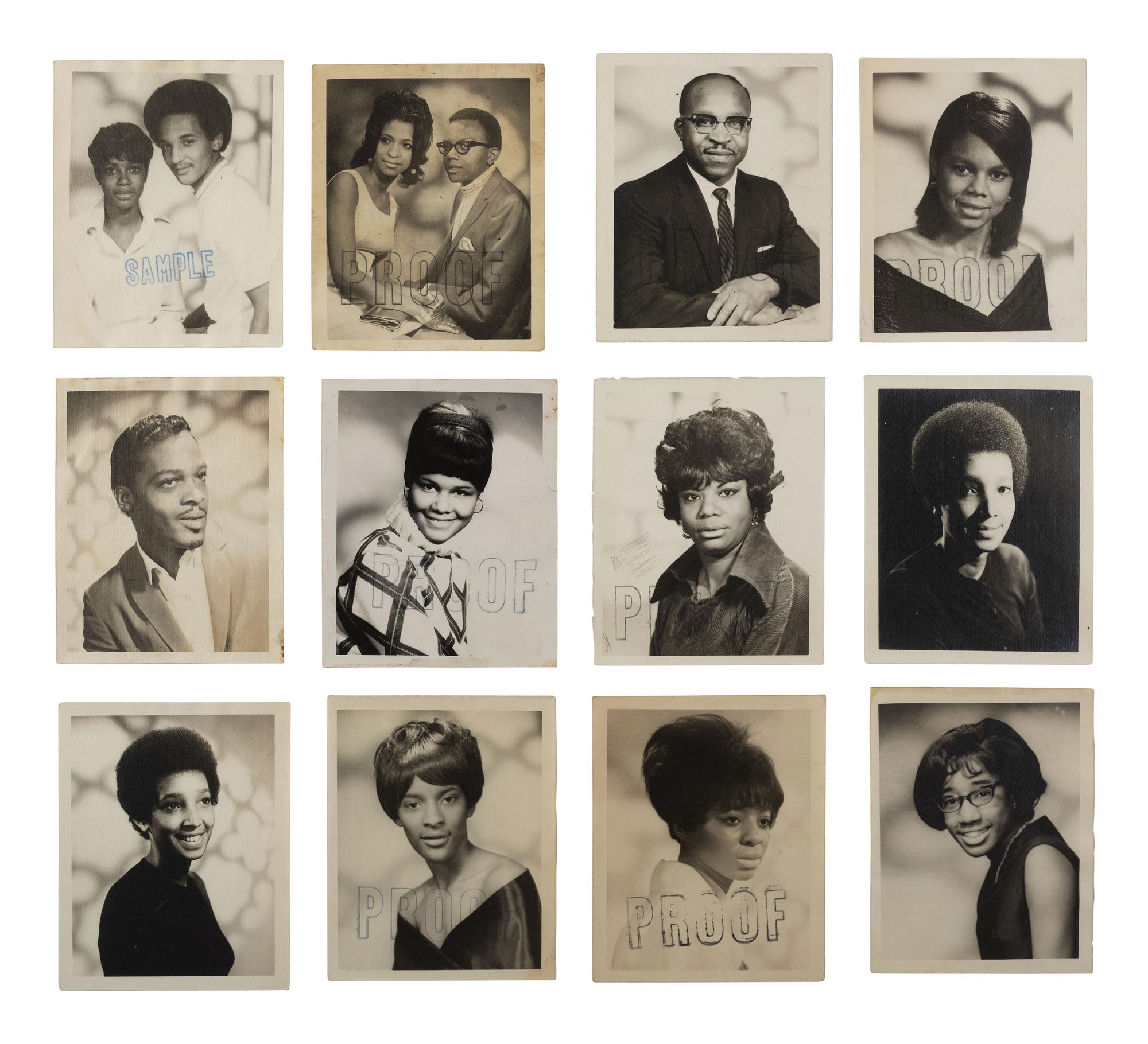 [FASHION - BEAUTY]. A group of 60 items, highlighted by photographs of fashionable subjects, some by Shotski Jones, images of the Sapphire Girls, and Miss Black Universe program.