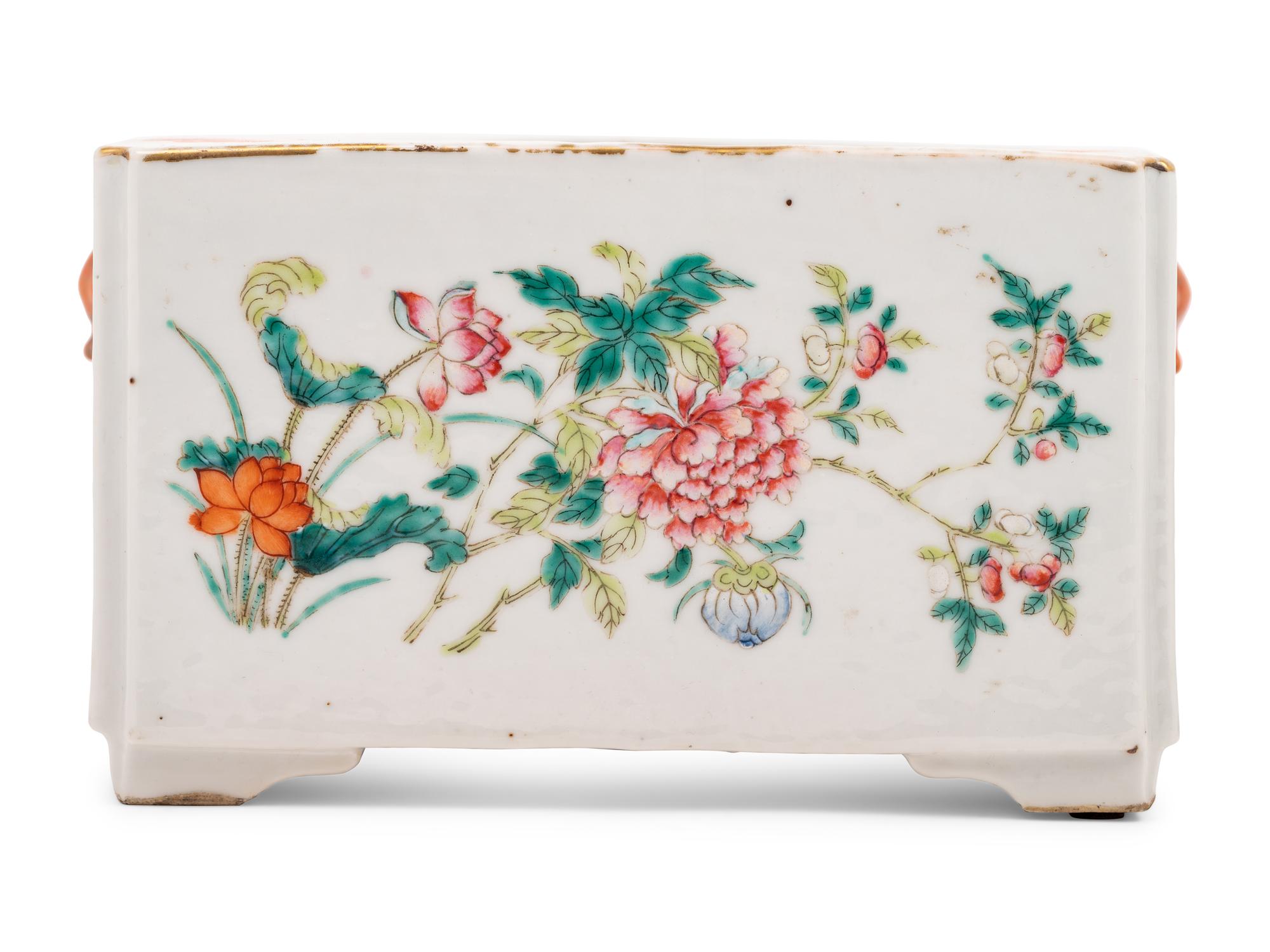 Two Chinese Famille Rose Porcelain Vessels