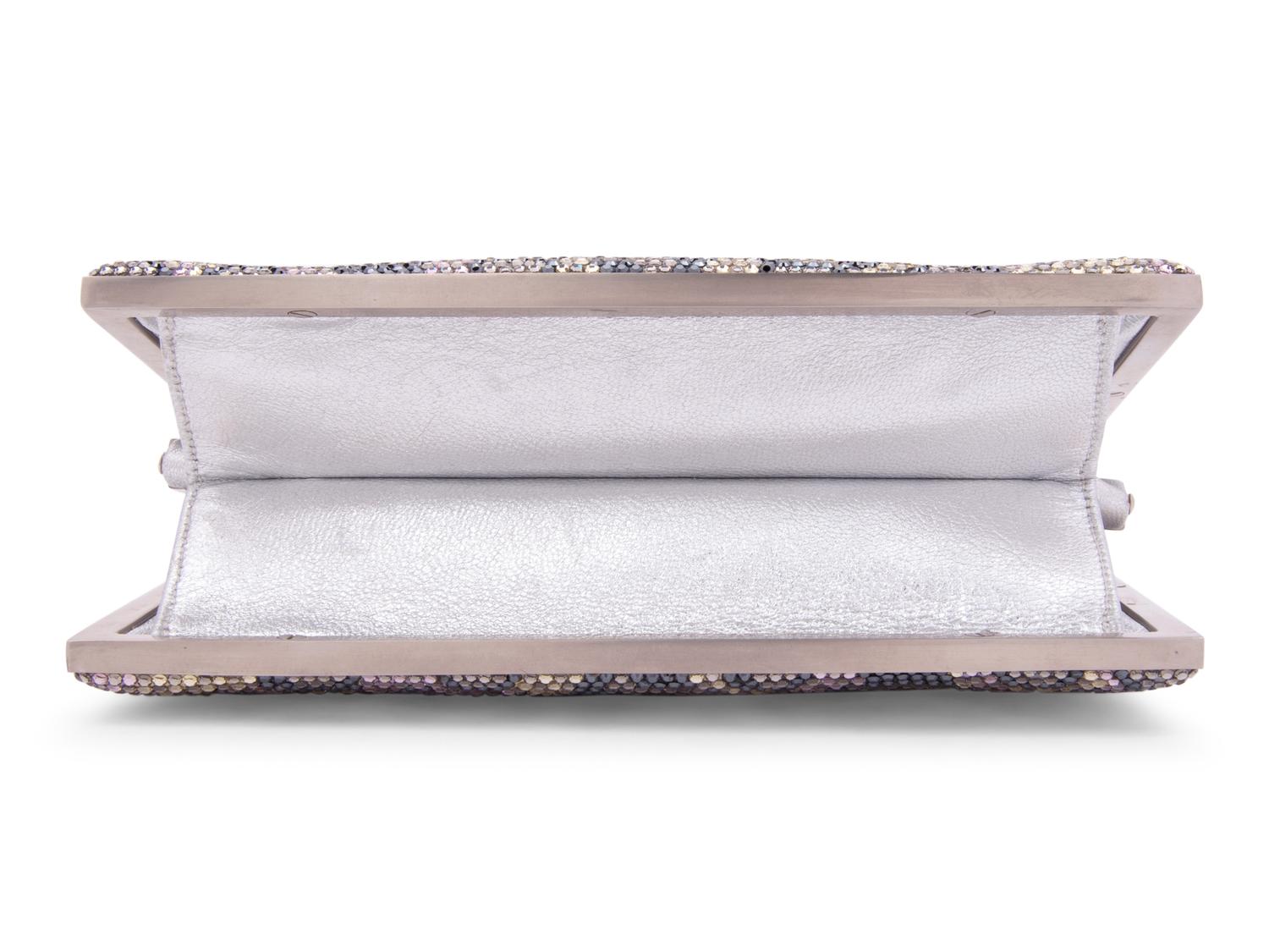 Judith Leiber Leopard Pattern Frame Bag