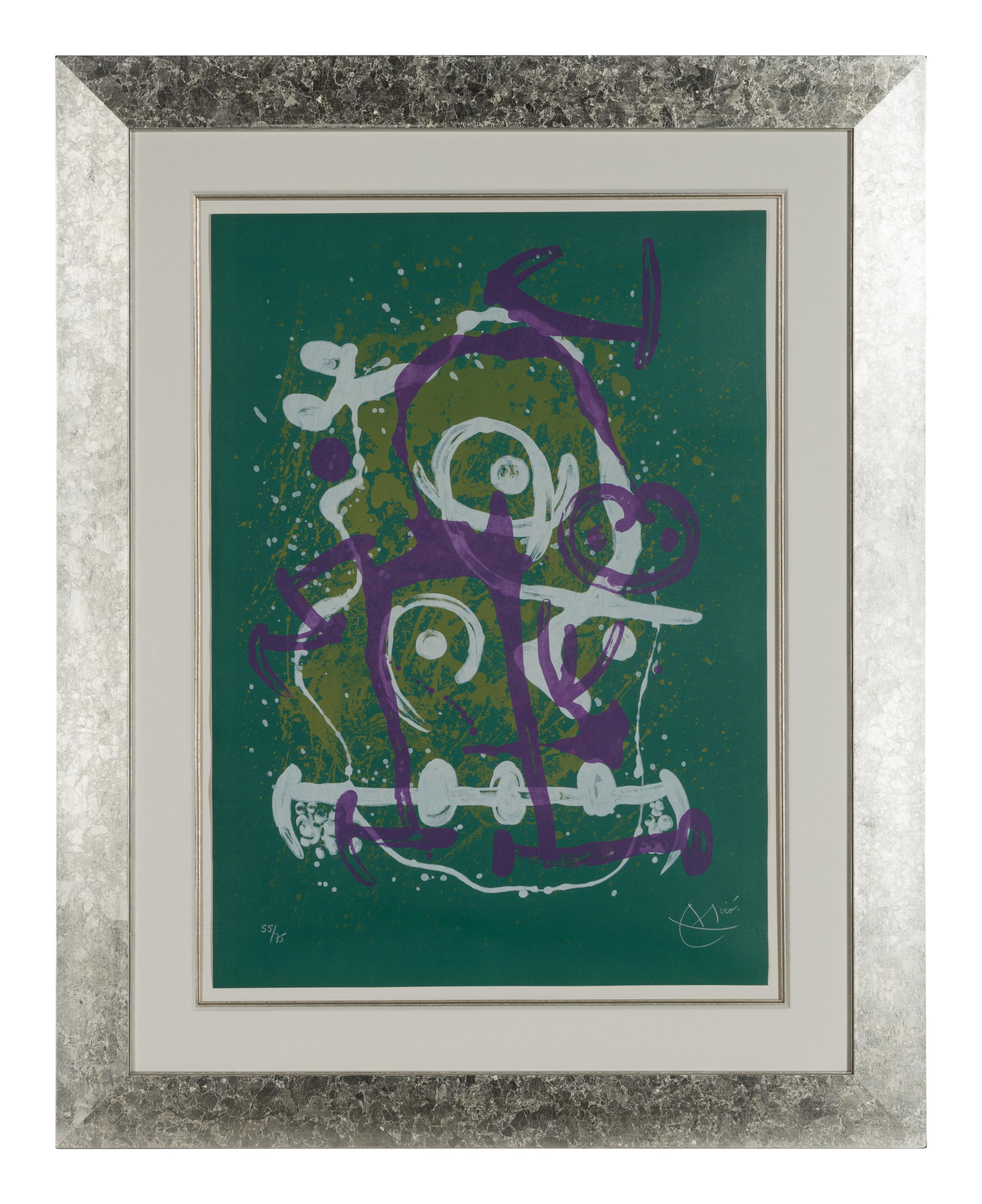 Chevauchée - vert violet brun , 1969