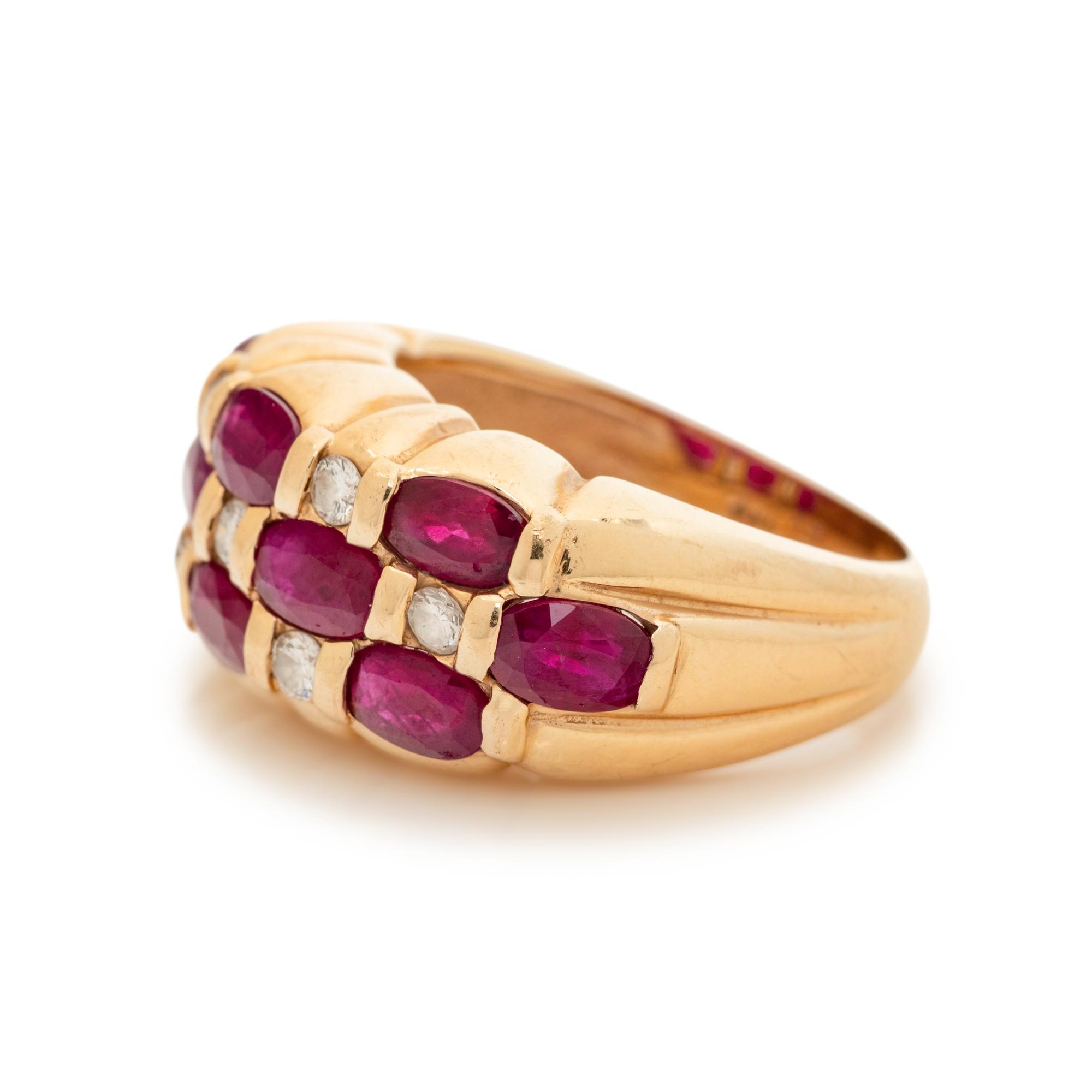 RUBY AND DIAMOND RING