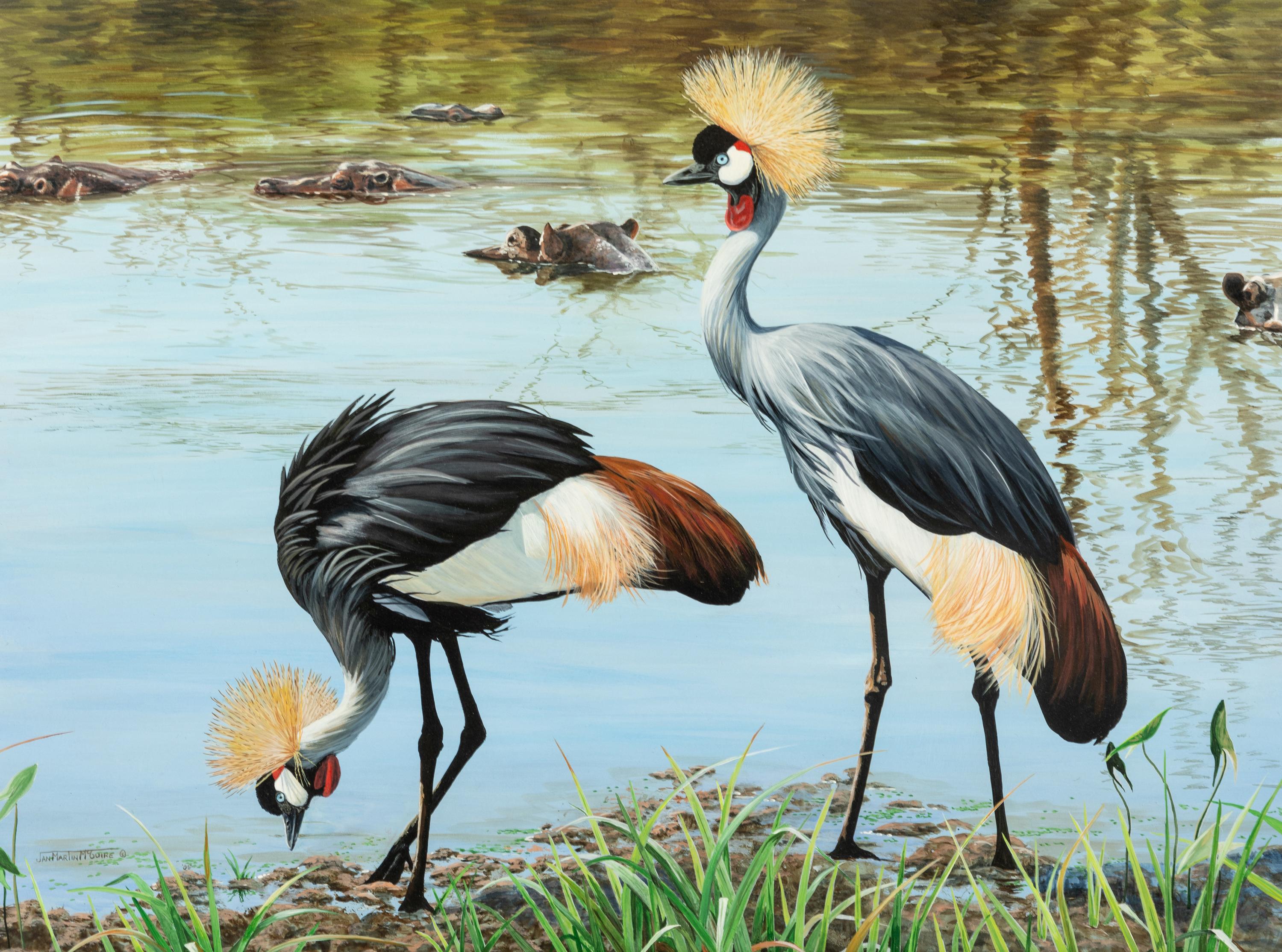 Pair of Cranes , 2005