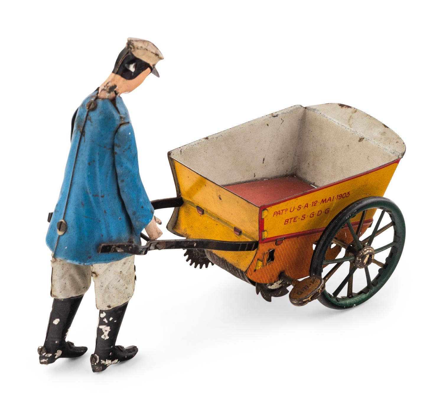 A Lehmann Tap Tap Tin Lithograph Toy