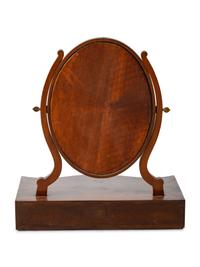 A Regency Mahogany Dressing Mirror