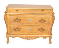 A Venetian Style Painted Bombe Commode by Karges — 20th Century