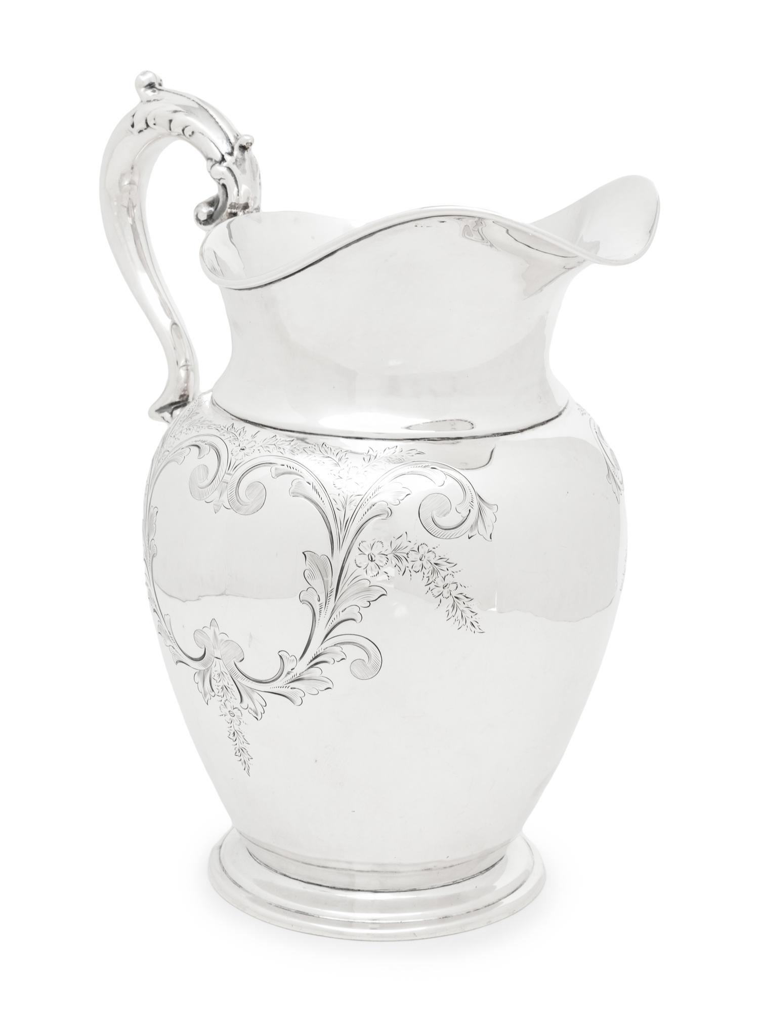 An American Silver Pitcher