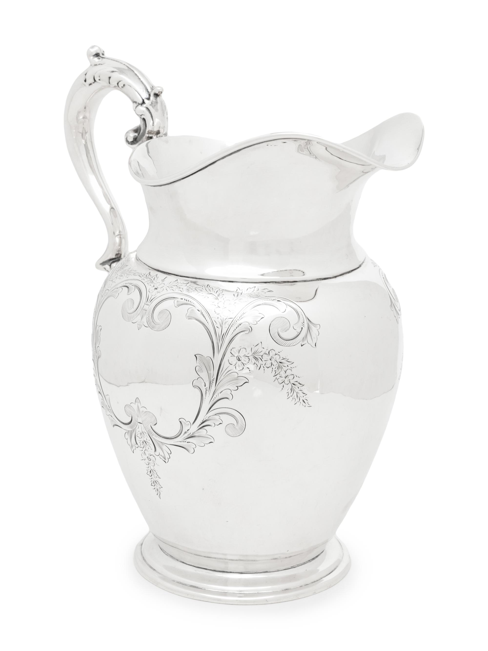 An American Silver Pitcher
