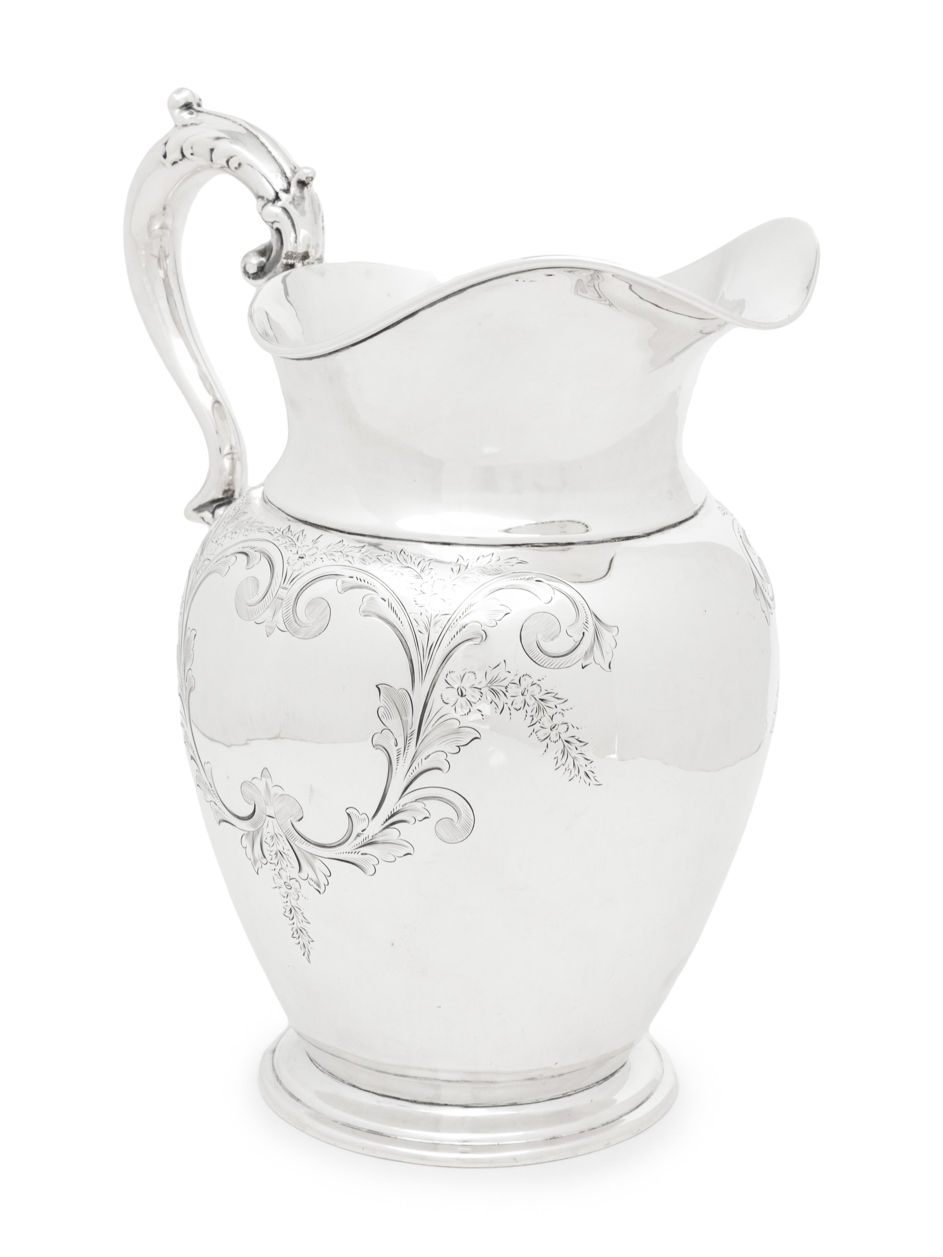 An American Silver Pitcher