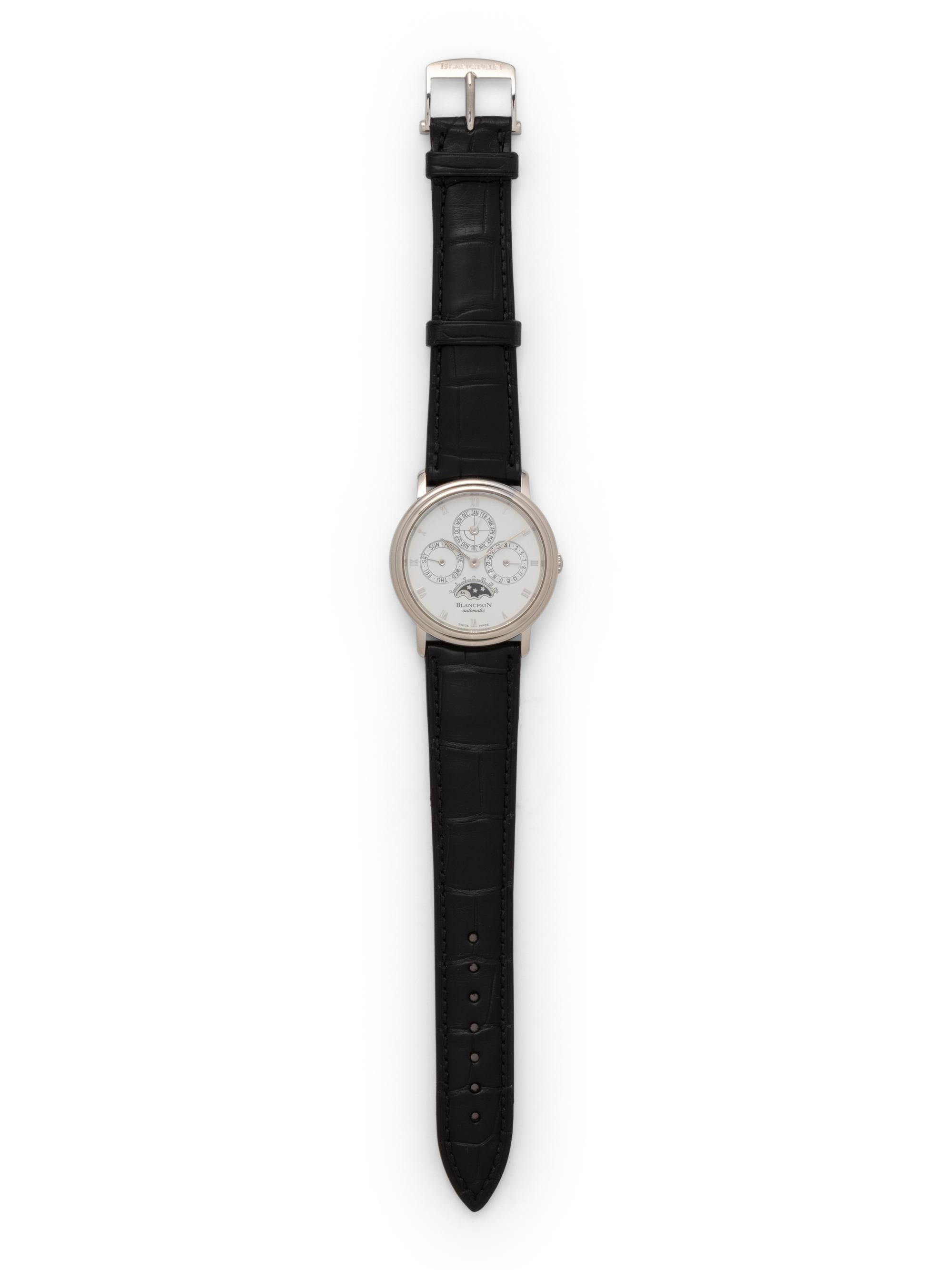 BLANCPAIN, PLATINUM PERPETUAL CALENDAR MOON-PHASE WATCH