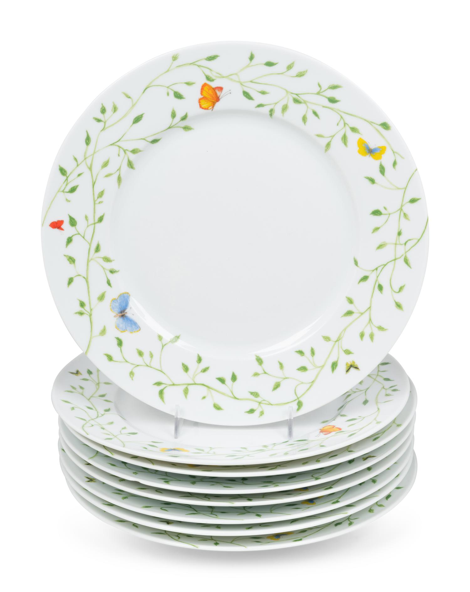A Raynaud-Limoges Histoire Naturelle Porcelain Dinner Service