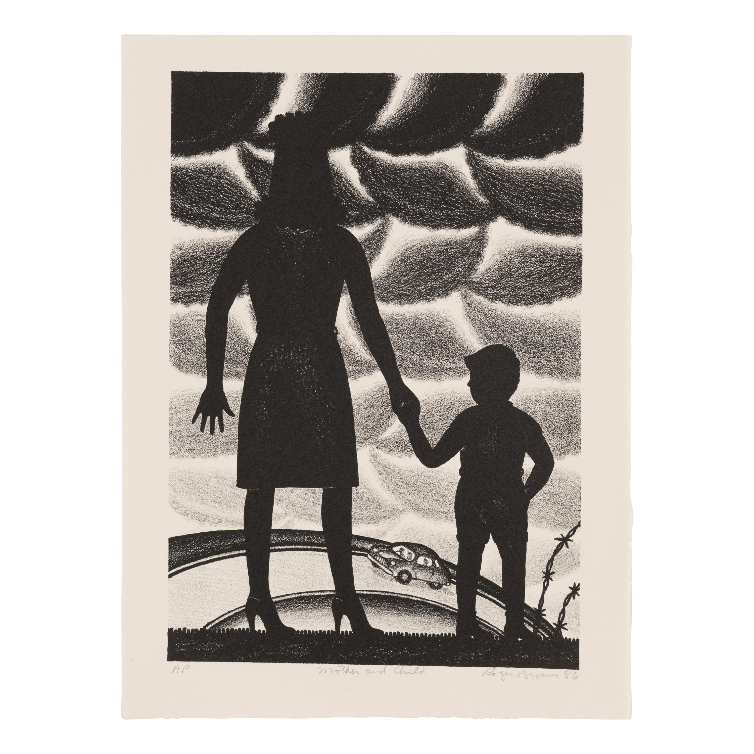Roger Brown (American, 1941-1997) — Mother and Child , 1986