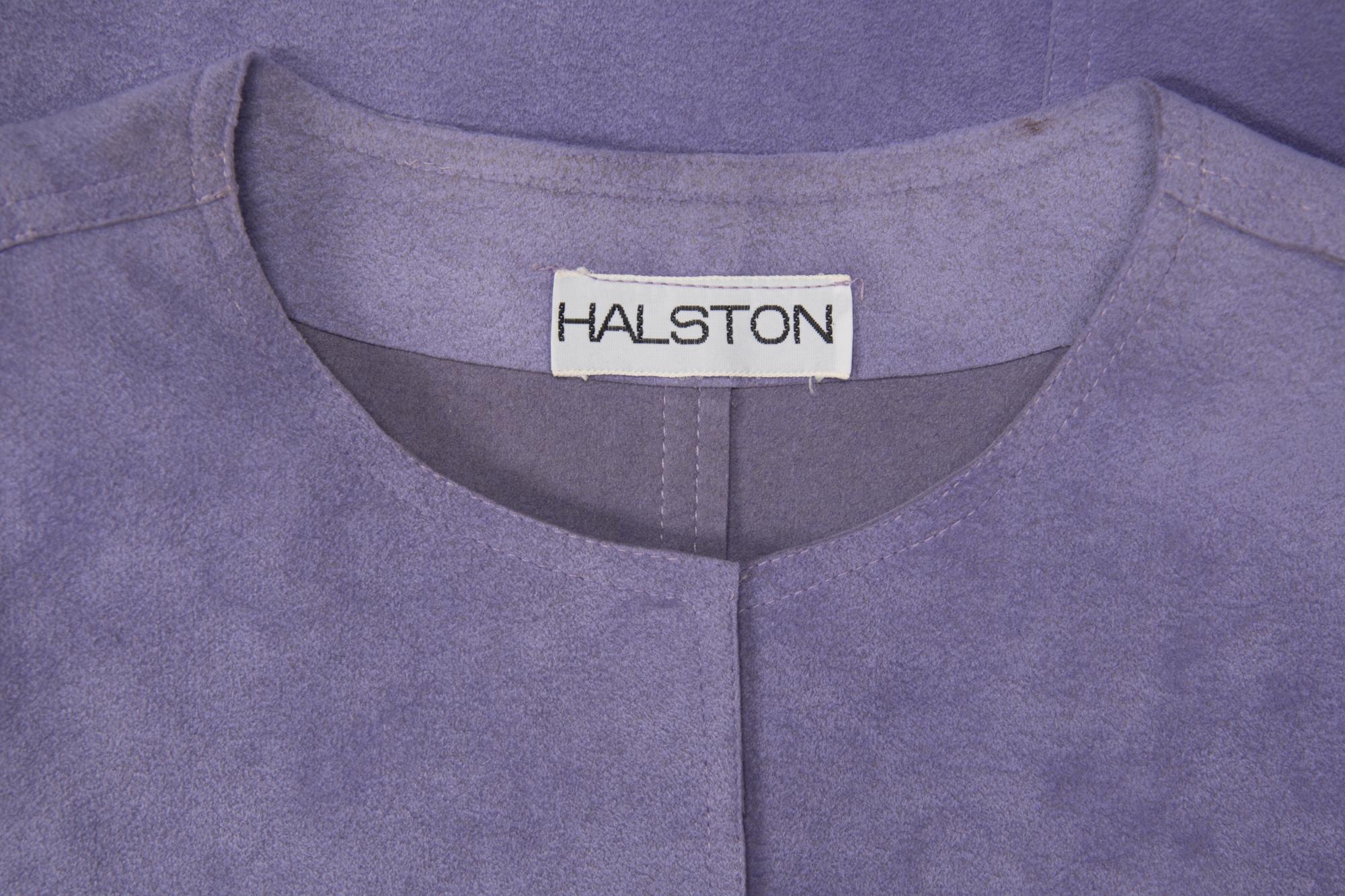 HALSTON Ultrasuede Dress, 1970s