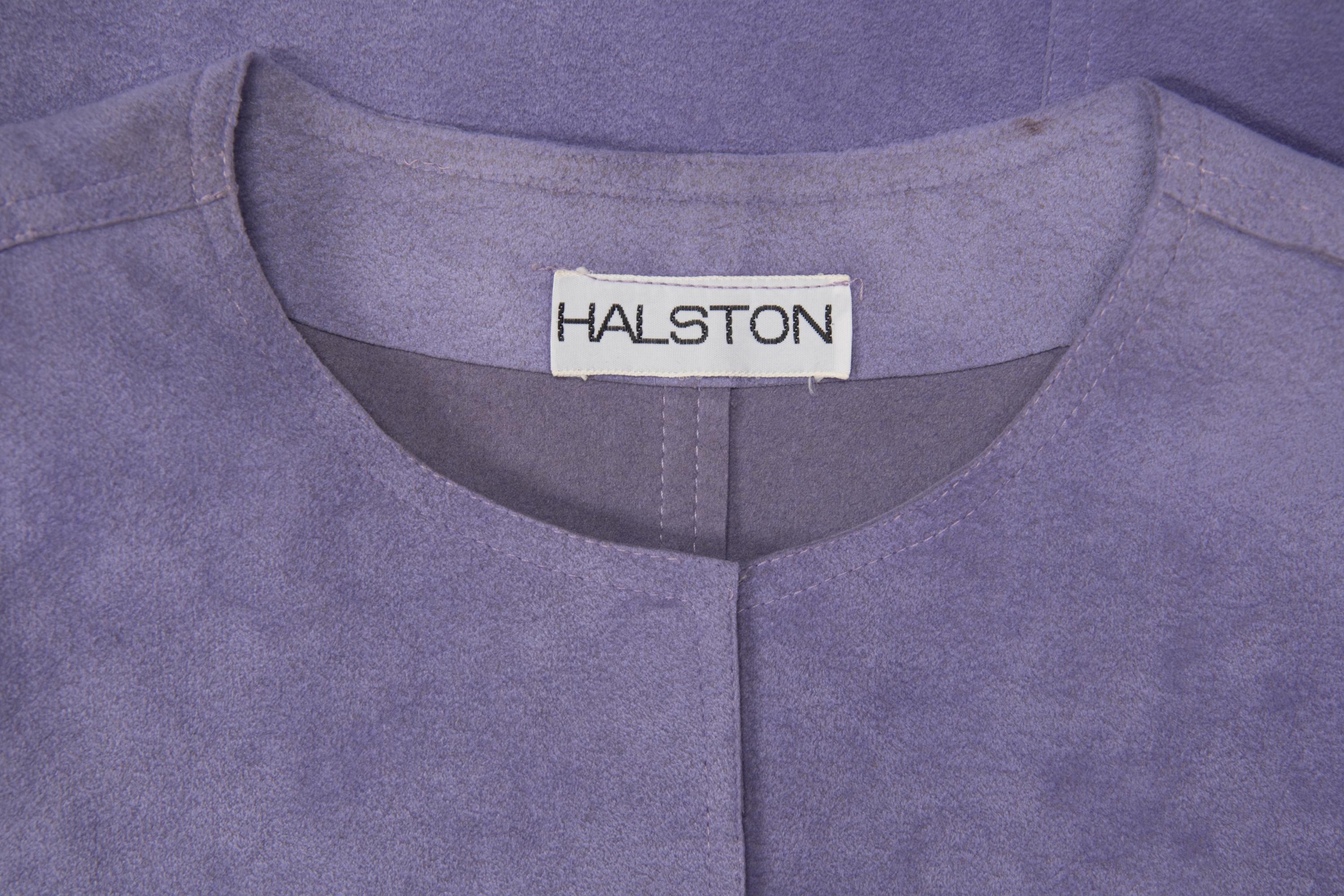 HALSTON Ultrasuede Dress, 1970s