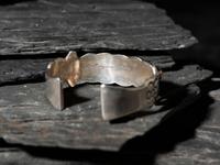Sterling Silver and Coral Cuff Bracelets