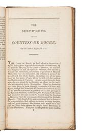 [SHIPWRECKS - BRITISH]. A group of eight 18th- and 19th-century works about British shipwrecks, comprising: