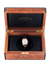 FRANCK MULLER, REF. 2852 18K YELLOW GOLD TRIPLE TIME ZONE 'MASTER BANKER' WATCH