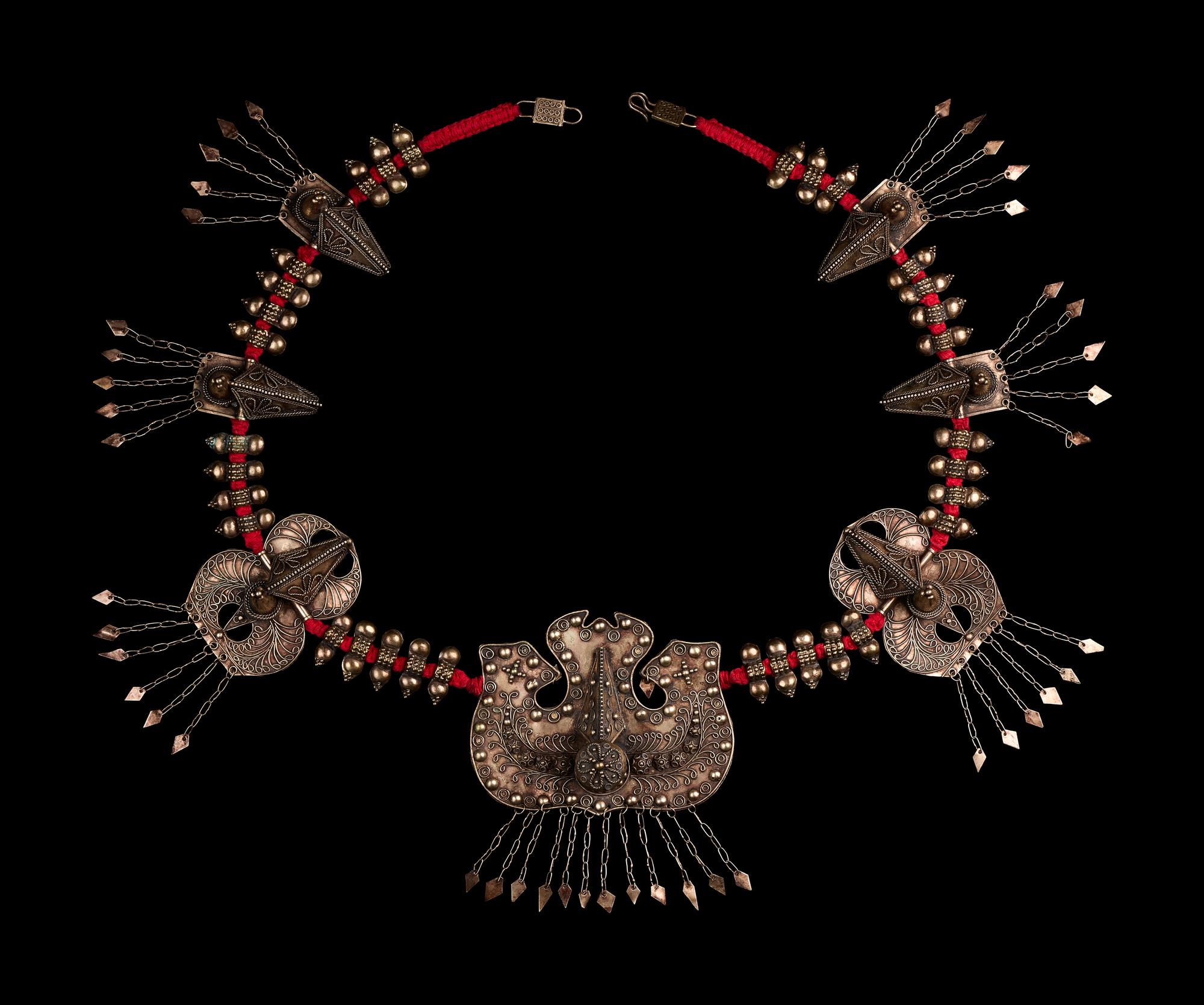 A Minangkabau Necklace with Buffalo Head