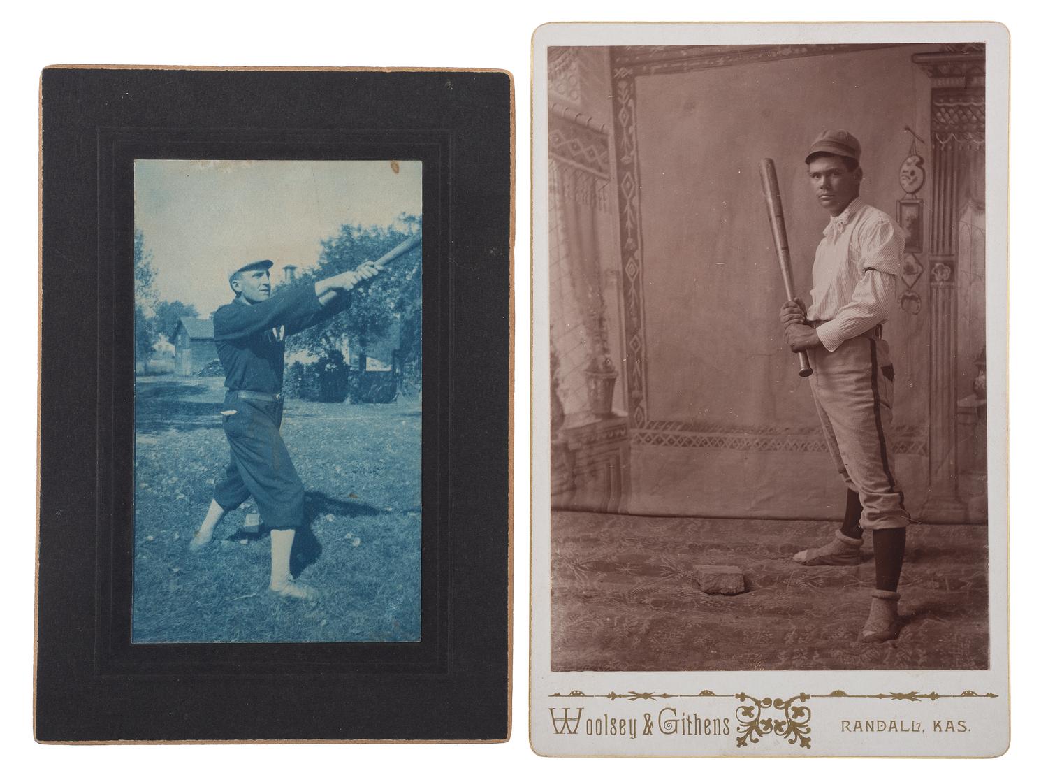 [SPORTS]. A group of 5 photographs of baseball players.