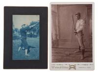 [SPORTS]. A group of 5 photographs of baseball players.