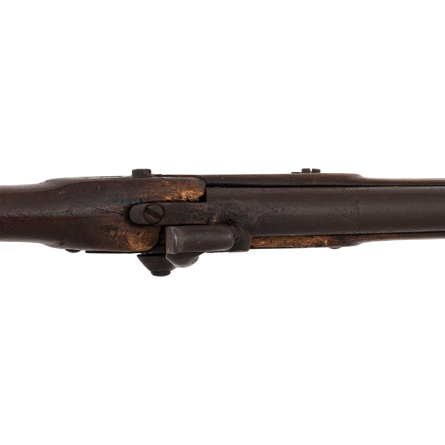 Period Shortened Native Used British Pattern 1853 Enfield Rifle Musket