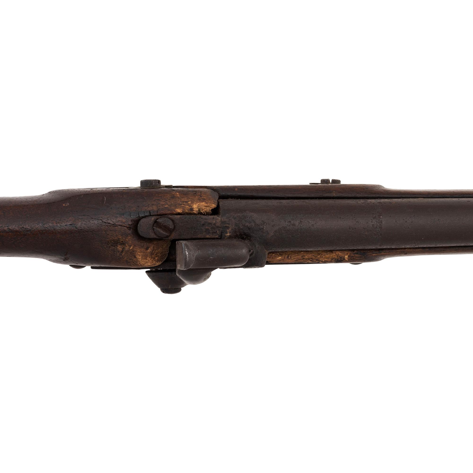 Period Shortened Native Used British Pattern 1853 Enfield Rifle Musket