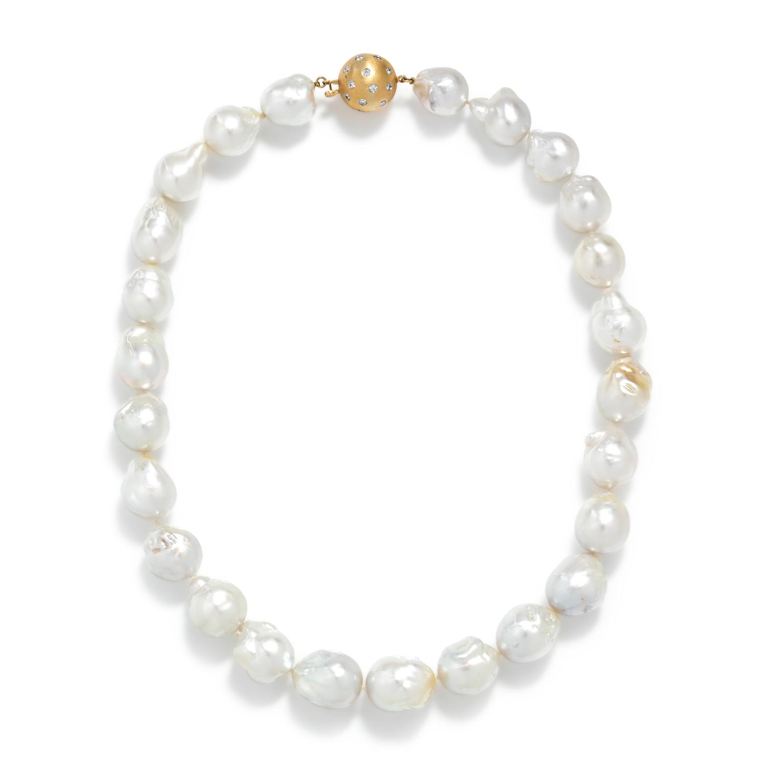 CULTURED BAROQUE PEARL NECKLACE