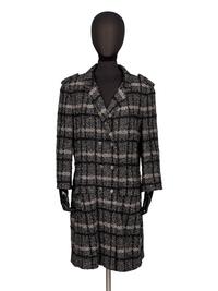 Chanel, Plaid Tweed Coat