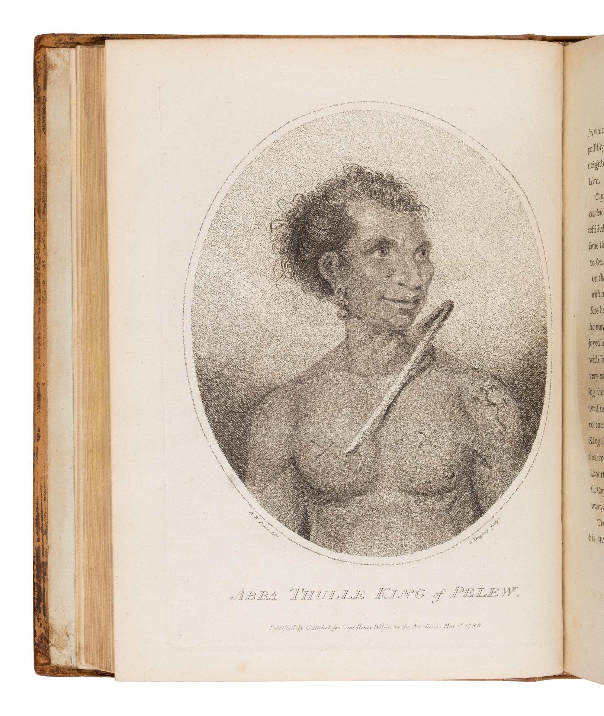 [Travel & Exploration]. Keate, George (1729-1797). An Account of the Pelew Islands, situated in the western part of the Pacific Ocean . London: G. Nicol, 1788.