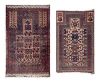 Two Caucasian Wool Prayer Rugs