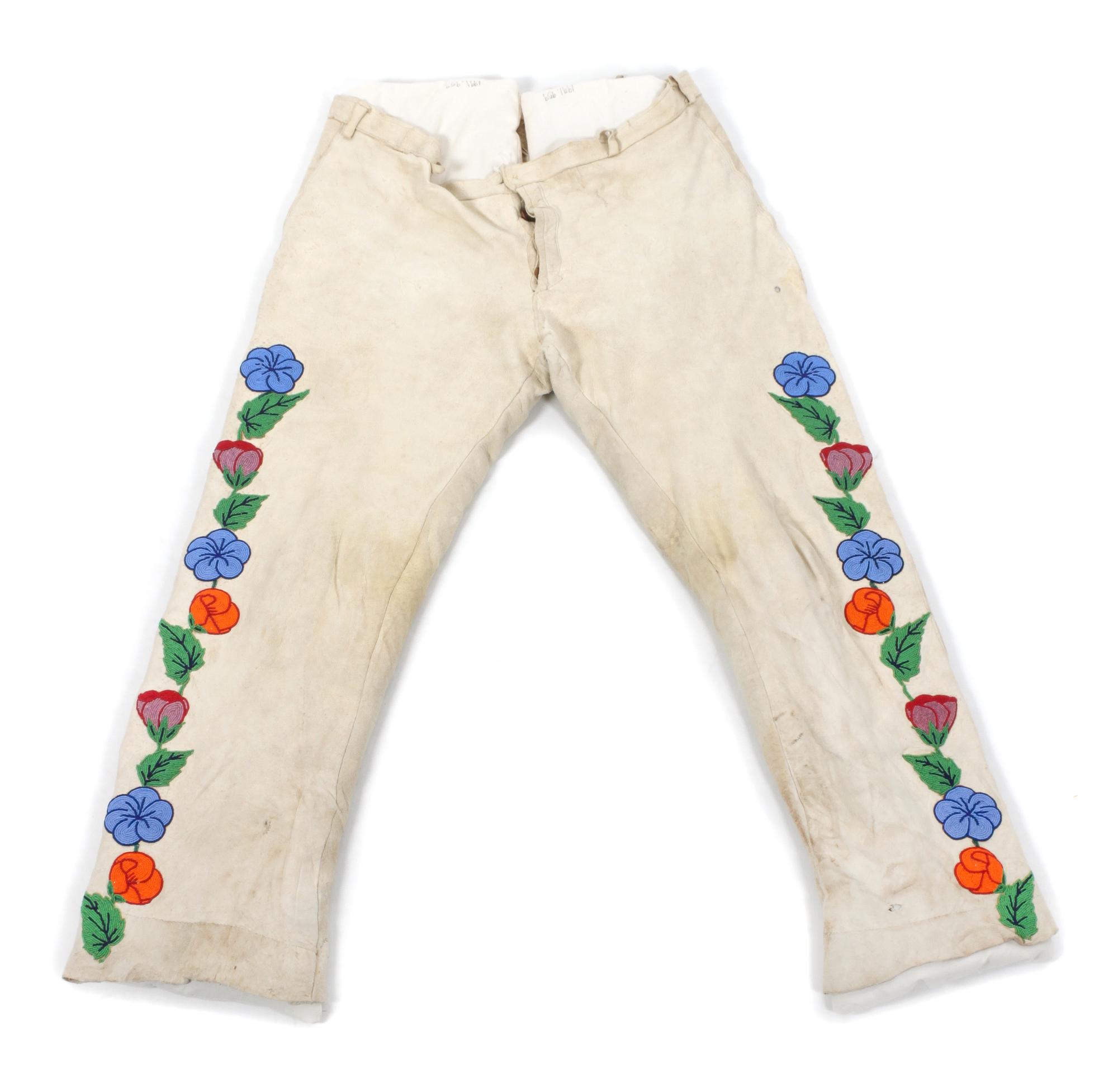 A Group of Plateau Area Clothing Length of one pair of pants: 41 inches.