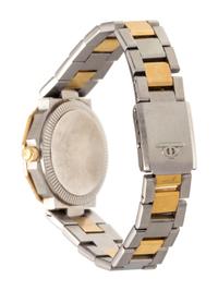 BAUME & MERCIER, YELLOW GOLD AND STAINLESS STEEL 'RIVIERA' WRISTWATCH