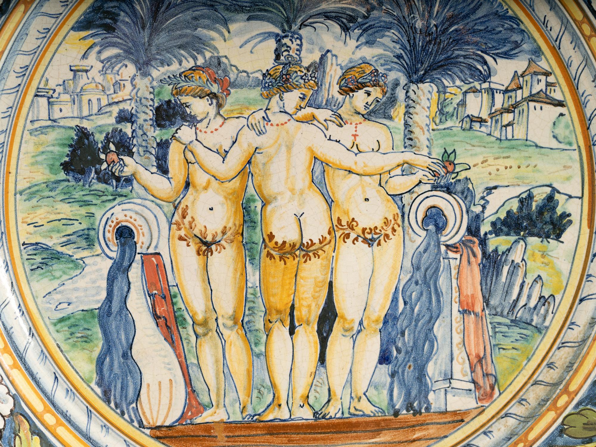 An Italian Majolica Platter