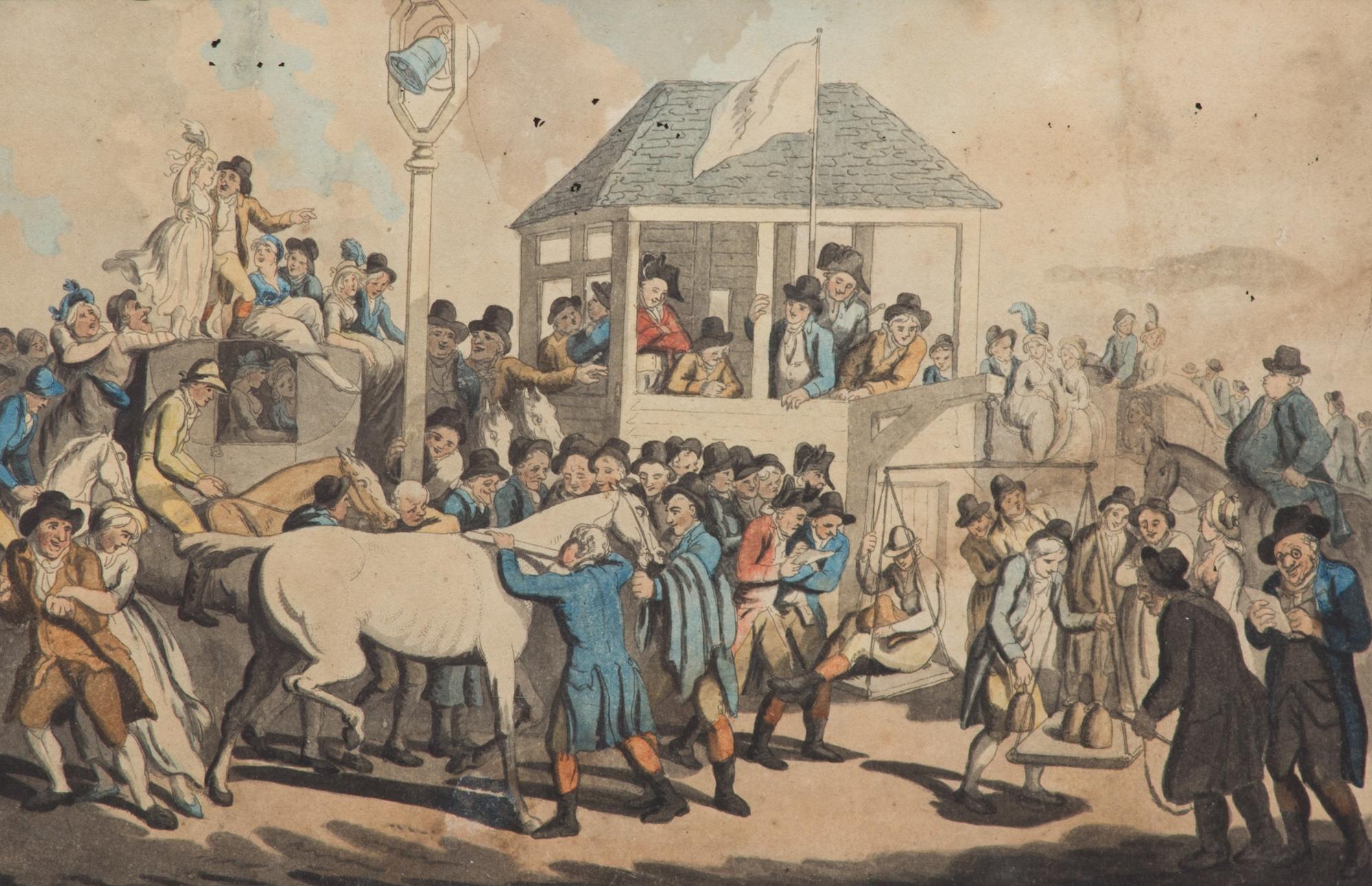 Thomas ROWLANDSON, after Image 7 1/4 x 11 inches. — RACING SERIES