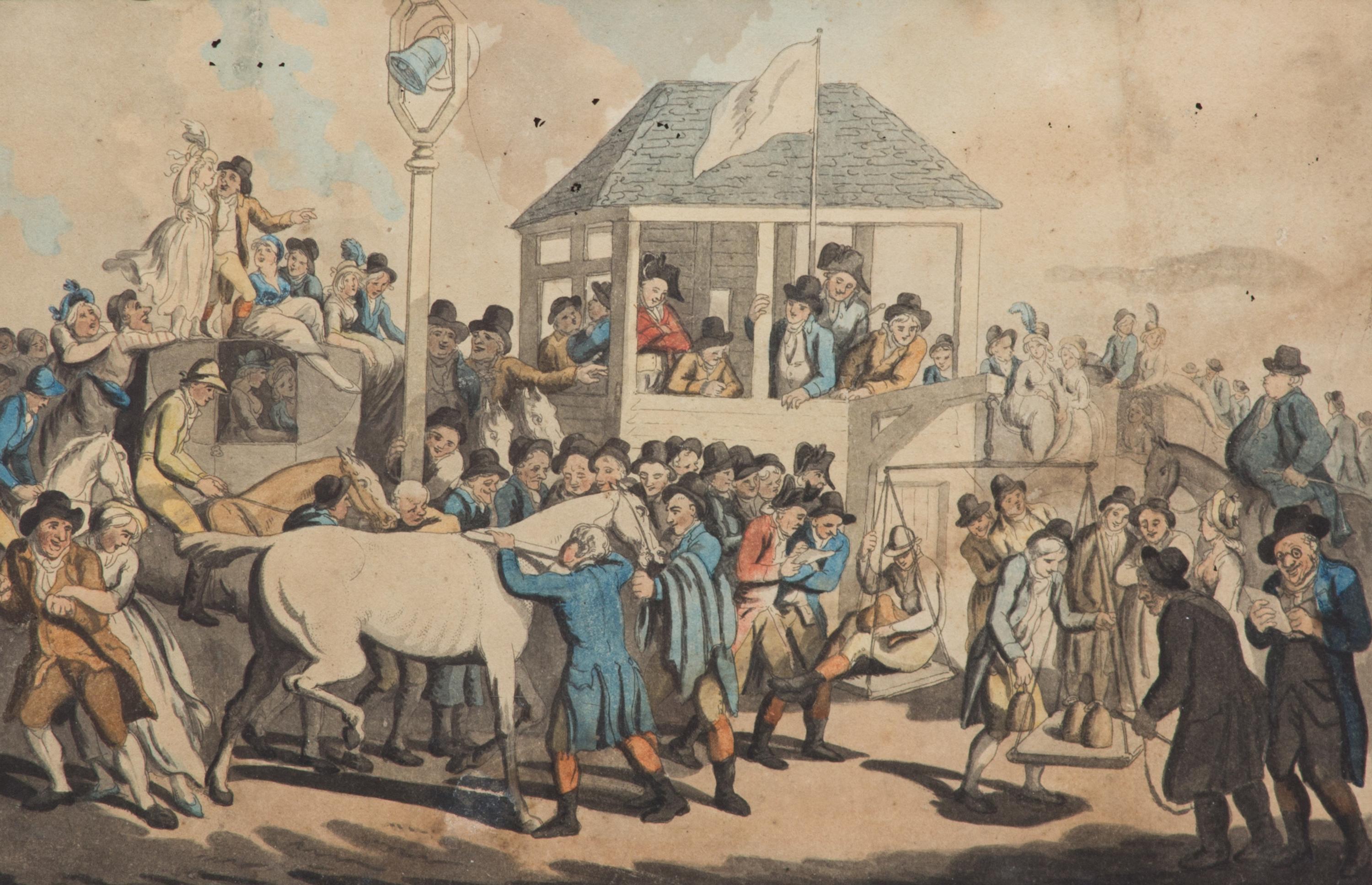 Thomas ROWLANDSON, after Image 7 1/4 x 11 inches. — RACING SERIES