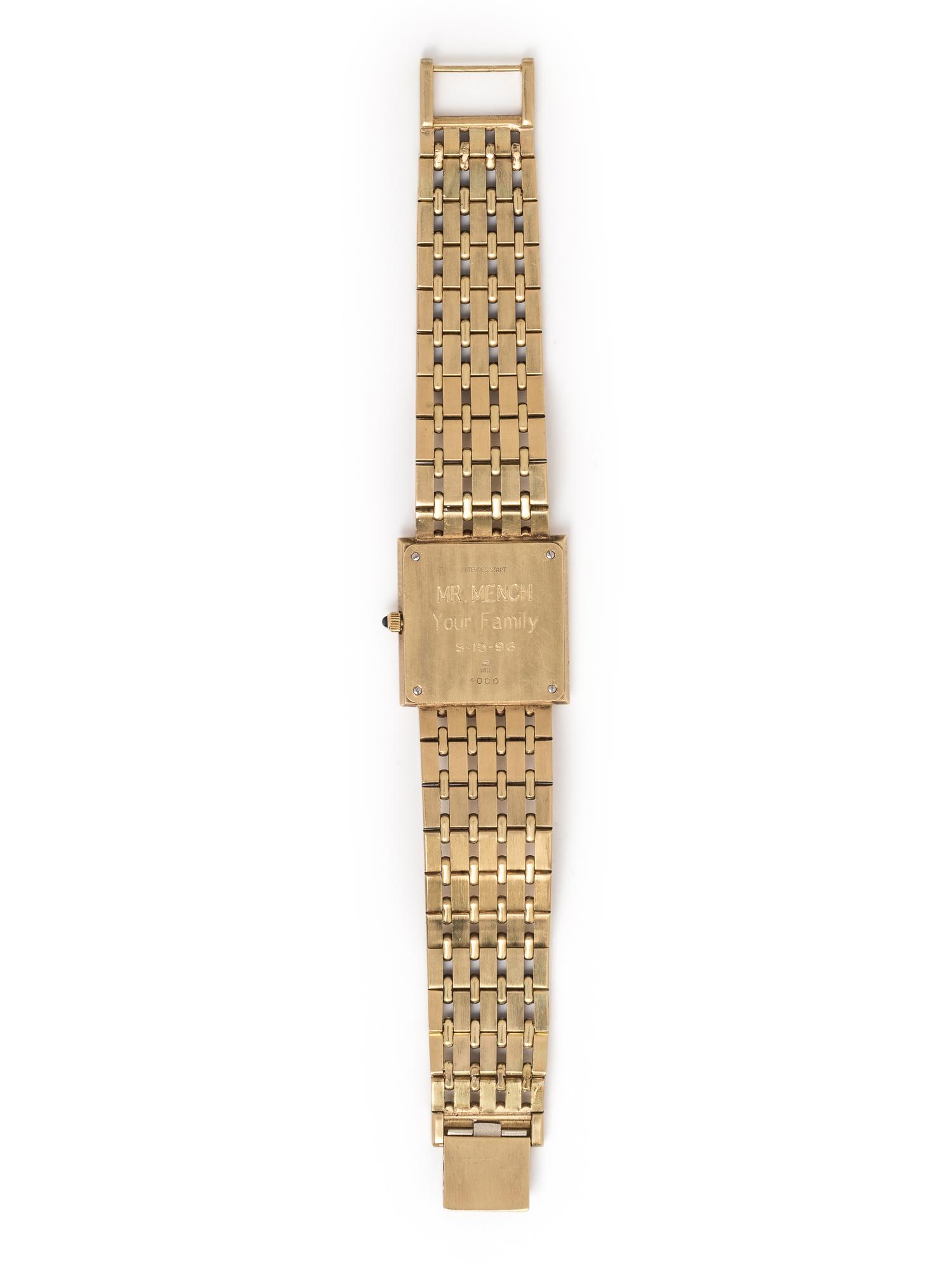 BUECHE GIROD, 14K YELLOW GOLD WRISTWATCH