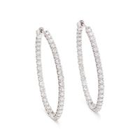 DIAMOND HOOP EARRINGS