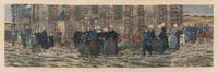 Henri Riviere, (French, 1864-1951), Le pardon de Sainte-Anne-La-Palud, (pl. 38 from Paysage Bretons), 1892-1893