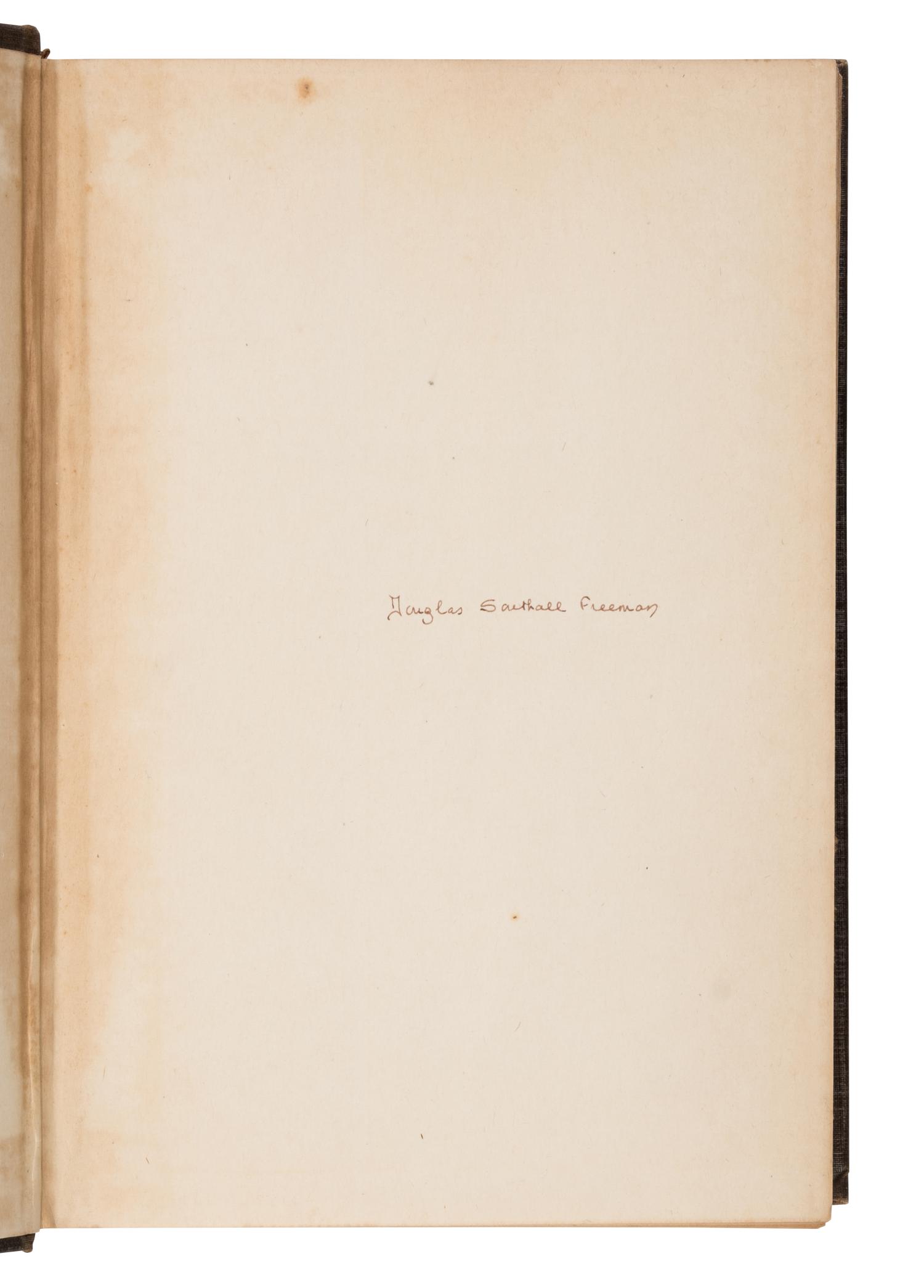 [CIVIL WAR]. FREEMAN, Douglas Southall (1886-1953). Lee's Lieutenants . New York: Charles Scribner's Sons, 1942-1944.
