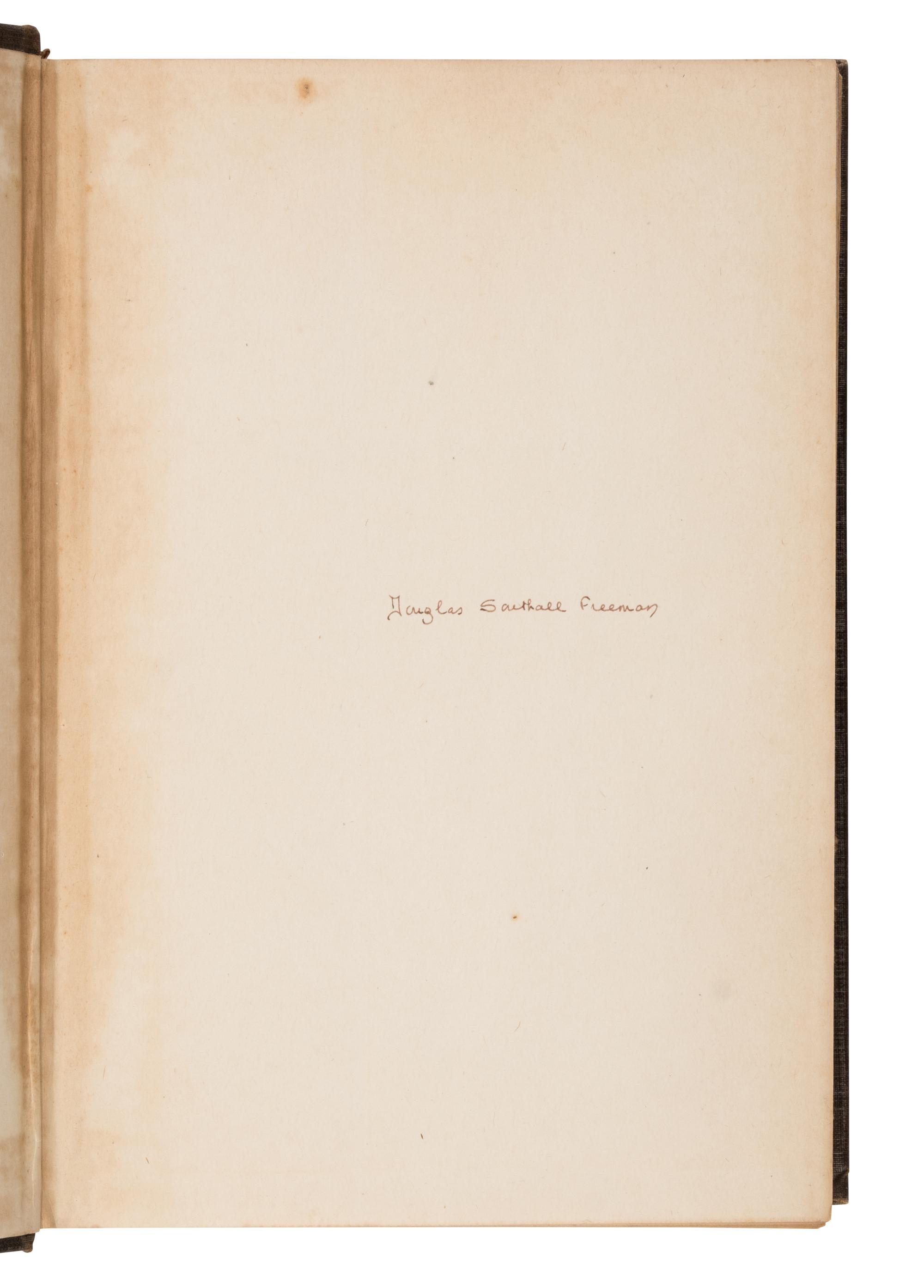 [CIVIL WAR]. FREEMAN, Douglas Southall (1886-1953). Lee's Lieutenants . New York: Charles Scribner's Sons, 1942-1944.