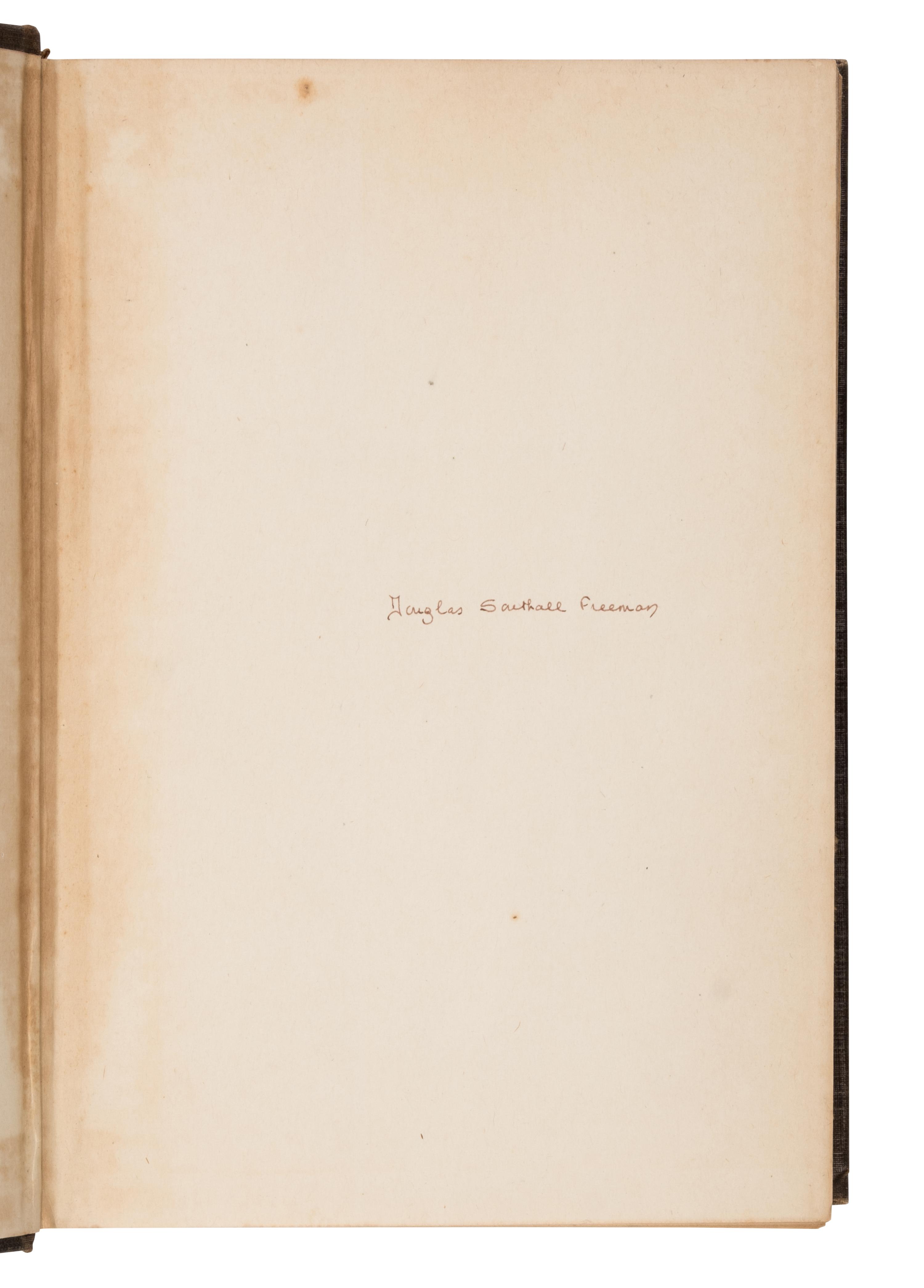 [CIVIL WAR]. FREEMAN, Douglas Southall (1886-1953). Lee's Lieutenants . New York: Charles Scribner's Sons, 1942-1944.