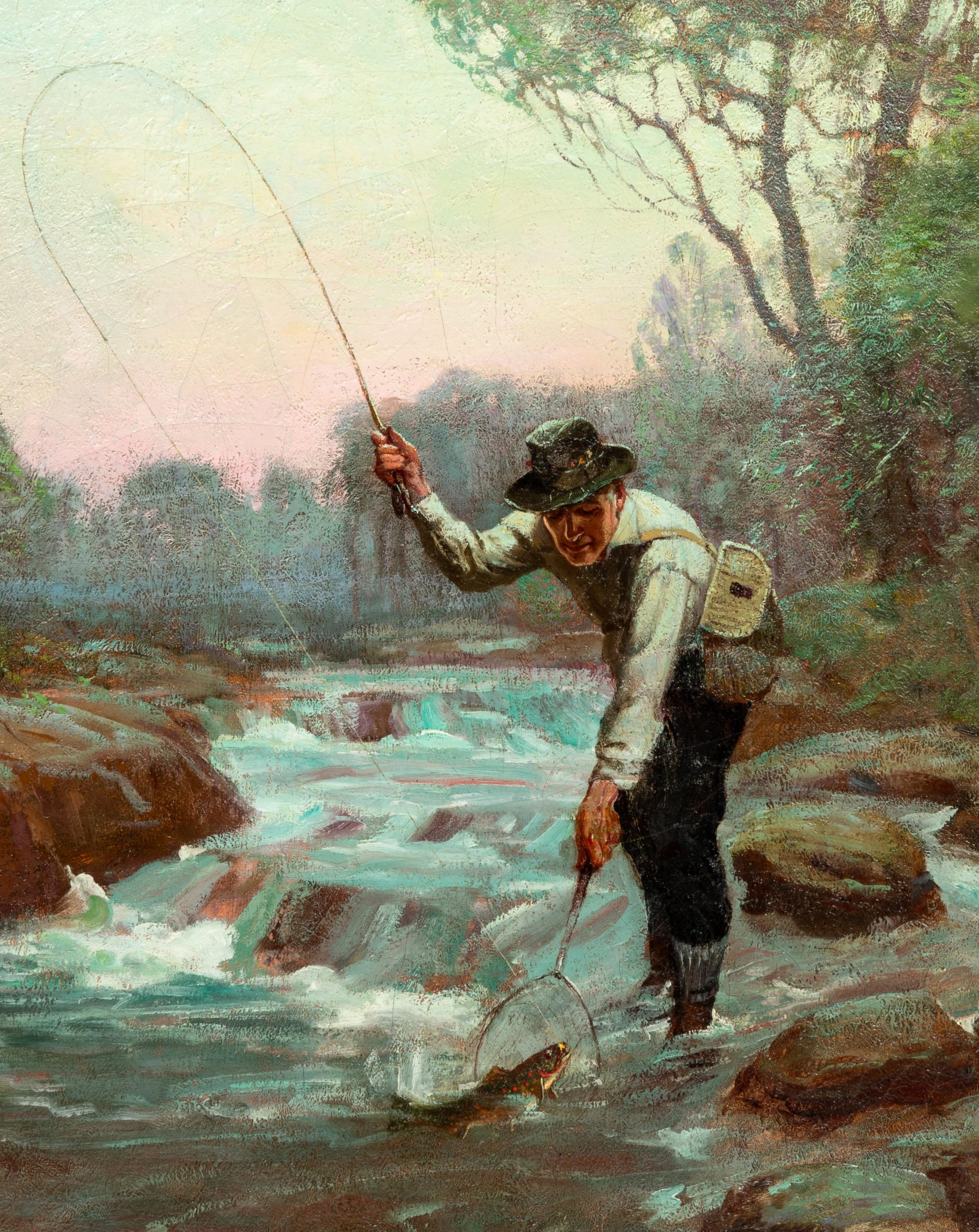 Fly Fishing , circa 1920