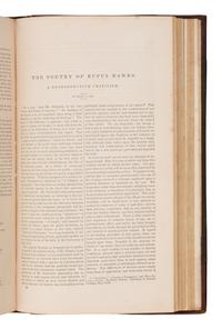 [Poe, Edgar Allan (1809-1849)]. "The Mask of the Red Death: A Fantasy," and 6 other writings. In: Graham's Lady's and Gentleman's Magazine, Vols. XX-XXII . Philadelphia: George R. Graham, January-June, 1842.
