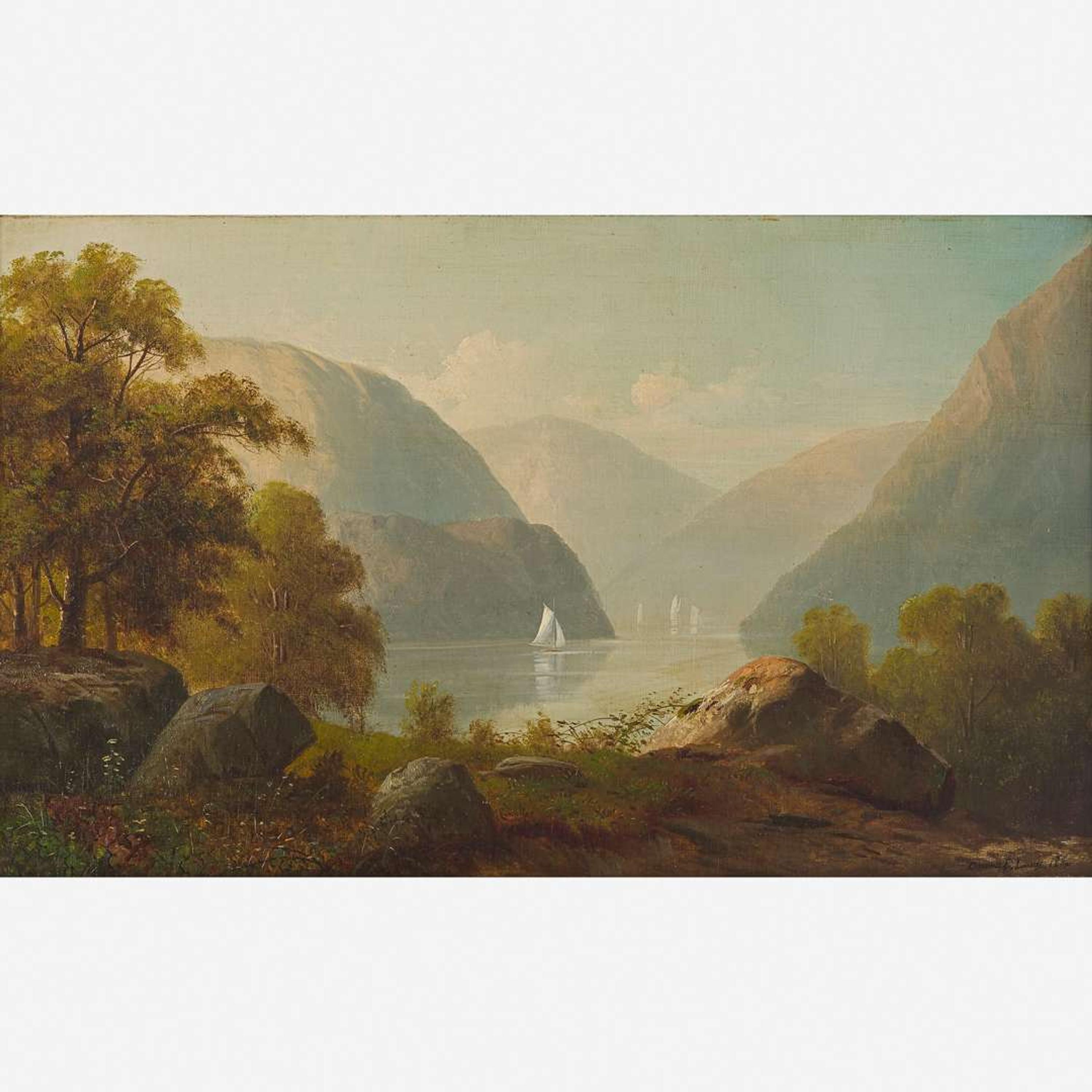 Edmund Darch Lewis (American, 1835-1910) West Point - Hudson River