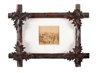 [CIVIL WAR]. A group of 2 albumen photographs of Union artillery units protecting Washington, DC, and Fort Totten.